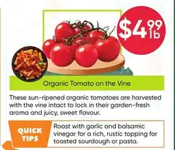 Healthy Planet Organic Tomato on the Vine offer