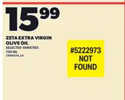 Loblaws ZETA EXTRA VIRGIN OLIVE OIL offer