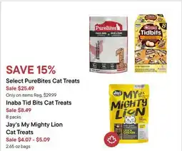 Petvalu Select PureBites Cat Treats offer