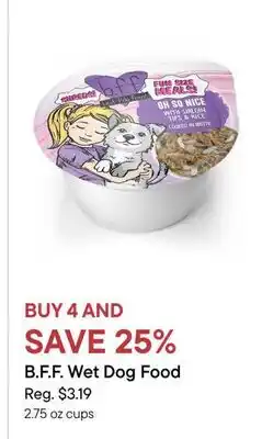 Petvalu B.F.F. Wet Dog Food offer