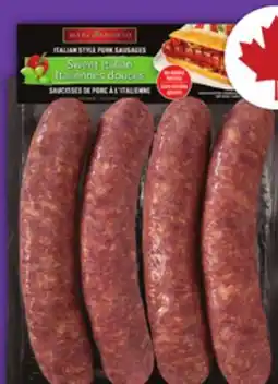 Food Basics MARC ANGELO JUMBO PORK SAUSAGES offer