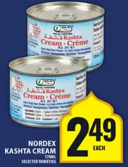 Food Basics NORDEX KASHTA CREAM offer