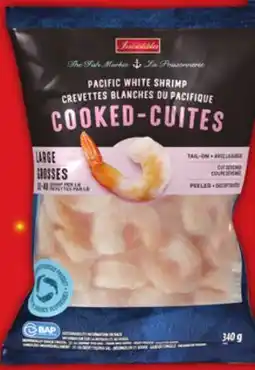 Food Basics IRRESISTIBLES PACIFIC WHITE SHRIMP offer