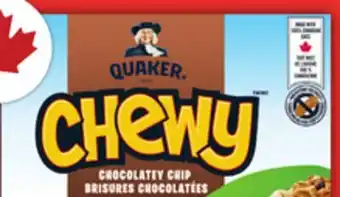 Food Basics QUAKER DIPPS OR CHEWY BARS offer