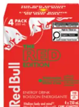 Metro RED BULL ENERGY DRINKS offer
