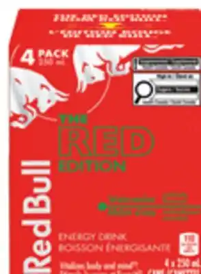 Metro RED BULL ENERGY DRINKS offer