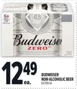 Metro BUDWEISER NON-ALCOHOLIC BEER offer