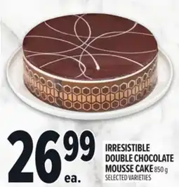 Metro IRRESISTIBLE DOUBLE CHOCOLATE MOUSSE CAKE offer