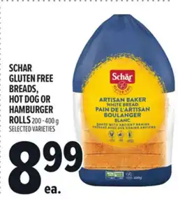 Metro SCHAR GLUTEN FREE BREADS, HOT DOG OR HAMBURGER ROLLS offer