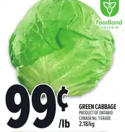 Metro GREEN CABBAGE offer