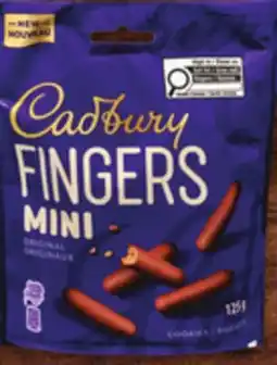 Metro CADBURY FINGERS offer
