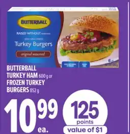 Metro BUTTERBALL TURKEY HAM offer