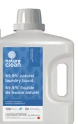 Metro NATURE CLEAN LAUNDRY DETERGENT offer