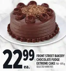 Metro FRONT STREET BAKERY CHOCOLATE FUDGE EXTREME CAKE offer