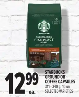 Metro STARBUCKS GROUND OR COFFEE CAPSULES offer