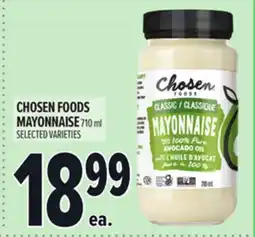 Metro CHOSEN FOODS MAYONNAISE offer