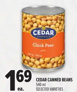 Metro CEDAR CANNED BEANS offer