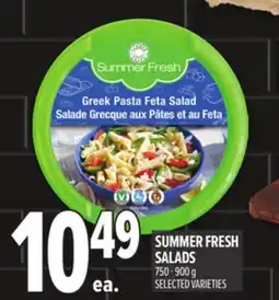 Metro SUMMER FRESH SALADS offer