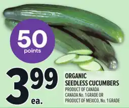 Metro ORGANIC SEEDLESS CUCUMBERS offer