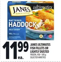 Metro JANES ULTIMATES FISH FILLETS OR LIGHTLY DUSTED offer