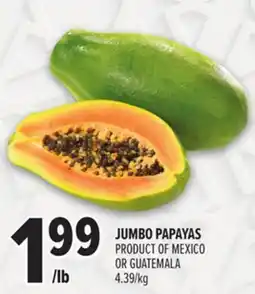 Metro JUMBO PAPAYAS offer