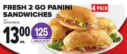 Metro FRESH 2 GO PANINI SANDWICHES offer