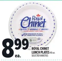 Metro ROYAL CHINET LUNCH PLATES offer