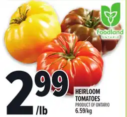 Metro HEIRLOOM TOMATOES offer