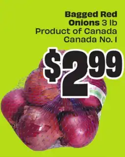 FreshCo Bagged Red Onion 3 lb, Product of Canada, Canada No. 1 - Vaisakhi offer