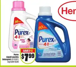 FreshCo Purex Liquid Laundry Detergent offer