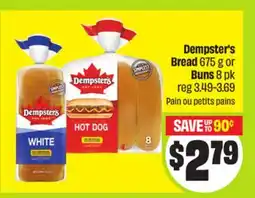 FreshCo Dempster's Bread 675 g or Buns offer