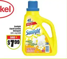 FreshCo Sunlight Liquid Laundry Detergent offer