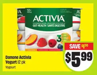 FreshCo Danone Activia Yogurt offer
