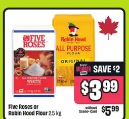 FreshCo Five Roses or Robin Hood Flour offer