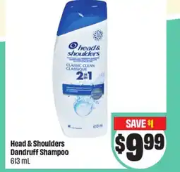 FreshCo Head & Shoulders Dandruff Shampoo offer
