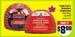 FreshCo Maple Leaf or Schneiders Smoked Ham offer