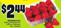 FreshCo Strawberries 454 g Product of USA or Mexico No. 1 Grade offer