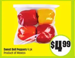FreshCo Sweet Bell Peppers 4 pk Product of Mexico offer