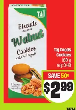 FreshCo Taj Foods Cookies offer