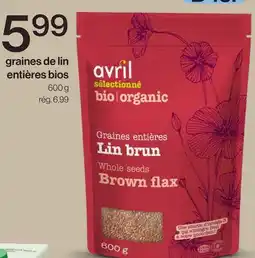 Avril graines de lin entières bios offer