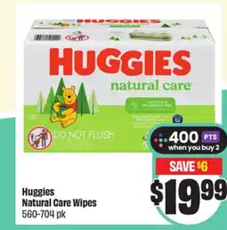 FreshCo Huggies Natural Care Wipes offer