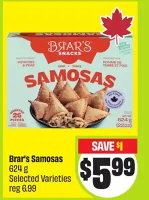 FreshCo Brar's Samosas 624 g Selected Varieties offer
