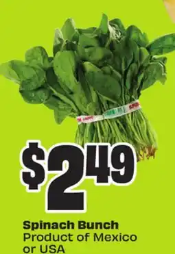 FreshCo Spinach Bunch Product of Mexico or USA - Vaisakhi offer