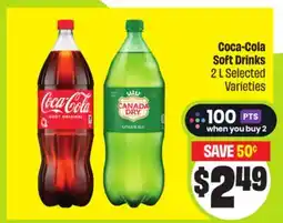 FreshCo Coca-Cola Soft Drinks 2 L Selected Varieties offer