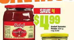 FreshCo Sadaf Tomato Paste offer