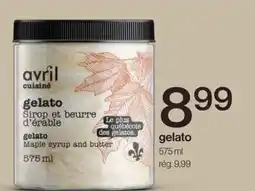Avril gelato offer