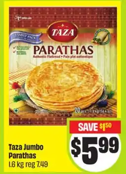FreshCo Taza Jumbo Parathas offer