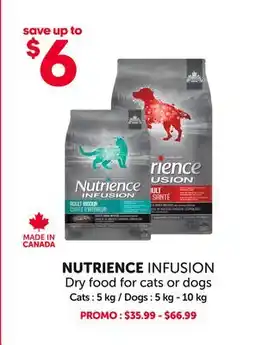 Mondou NUTRIENCE INFUSION Dry food for cats or dogs offer