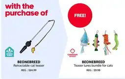 Mondou BEONEBREED Retractable cat teaser offer