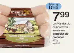 Avril saucisses de poulet bio précuites offer